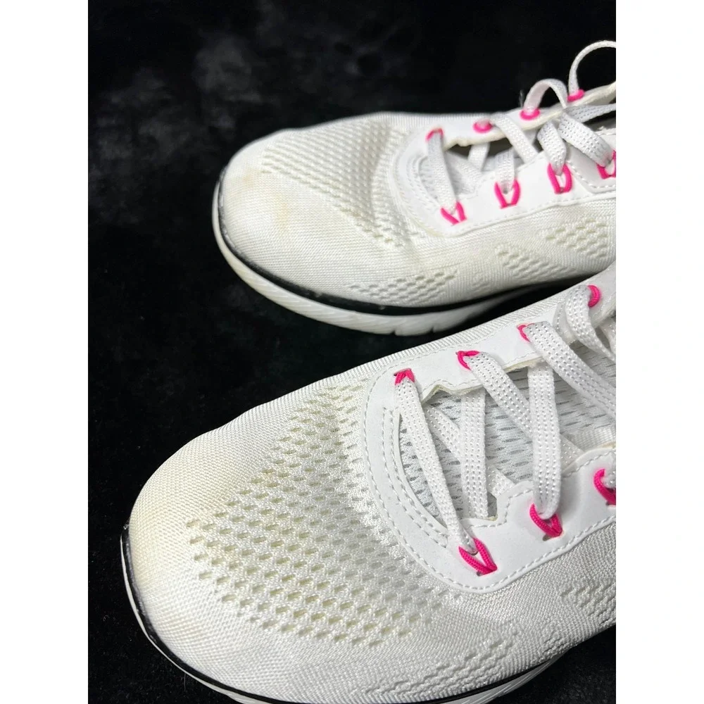 Skechers Flex Appeal 3.0 13474 WBHP Women's 10 Sneakers White Pink Running Shoes